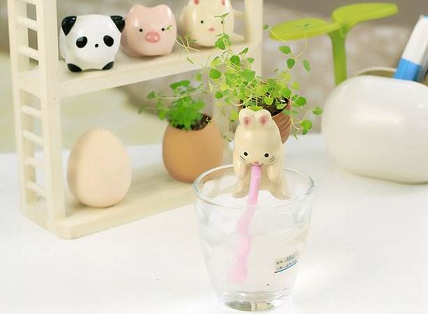 Animal Self Watering Plant Pot – Cute Ceramic Planters with Seeds & Soil for Easy Plant Growth - UrbanSprout