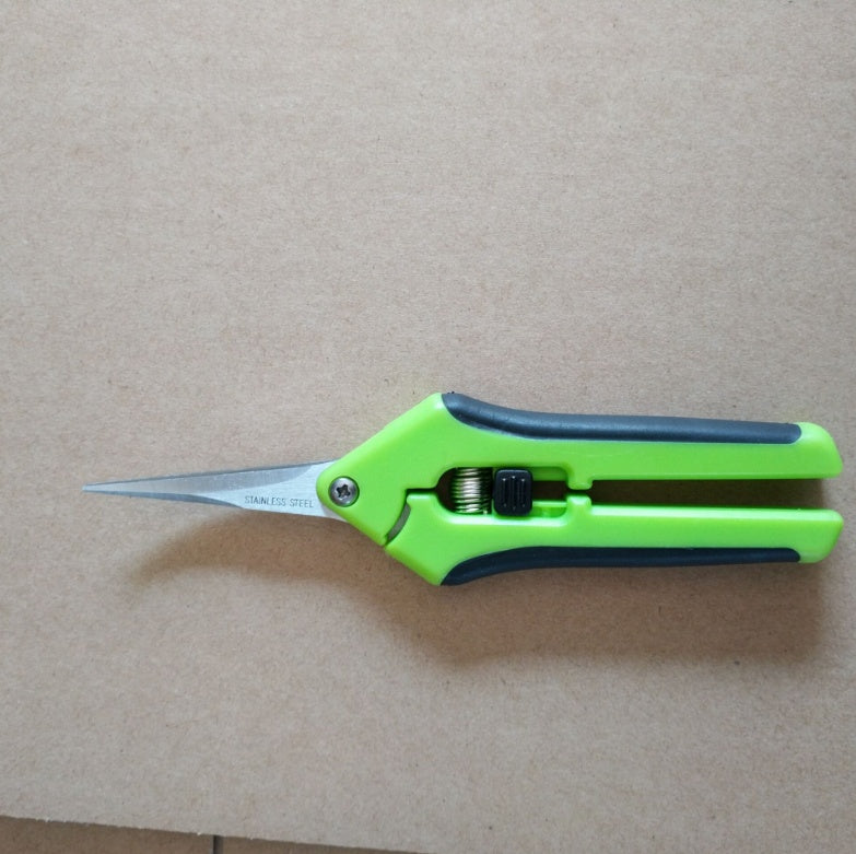 Pruning Gardening Scissors – Sharp Stainless Steel Garden Shears for Trimming Plants, Flowers, and Herbs