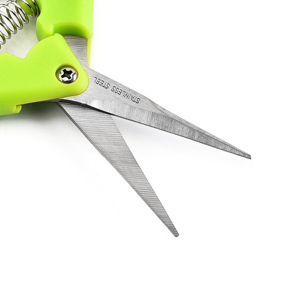 Pruning Gardening Scissors – Sharp Stainless Steel Garden Shears for Trimming Plants, Flowers, and Herbs