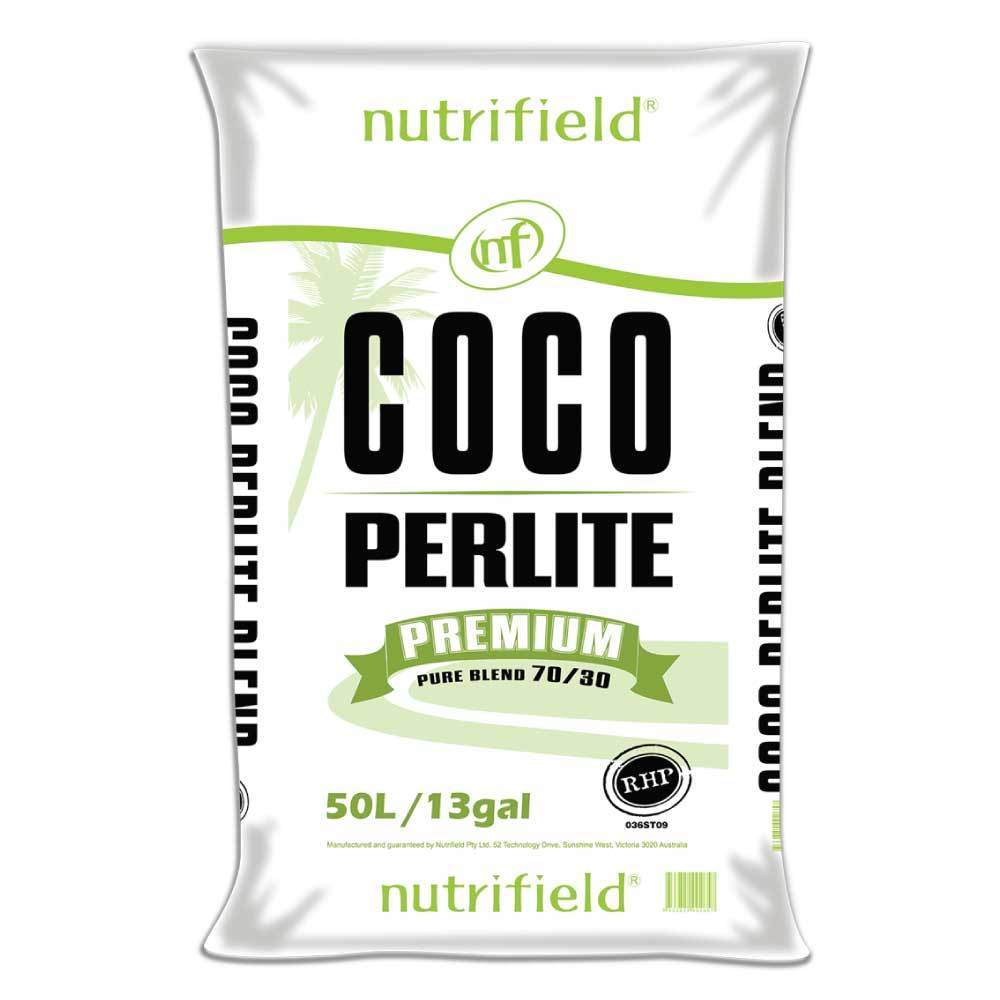 50L Coco Perlite Premium Nutrifield 70% Coir 30% Hydroponic Plant Growing Medium - UrbanSprout