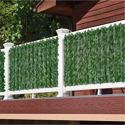 Artificial Ivy Hedge Privacy Screen