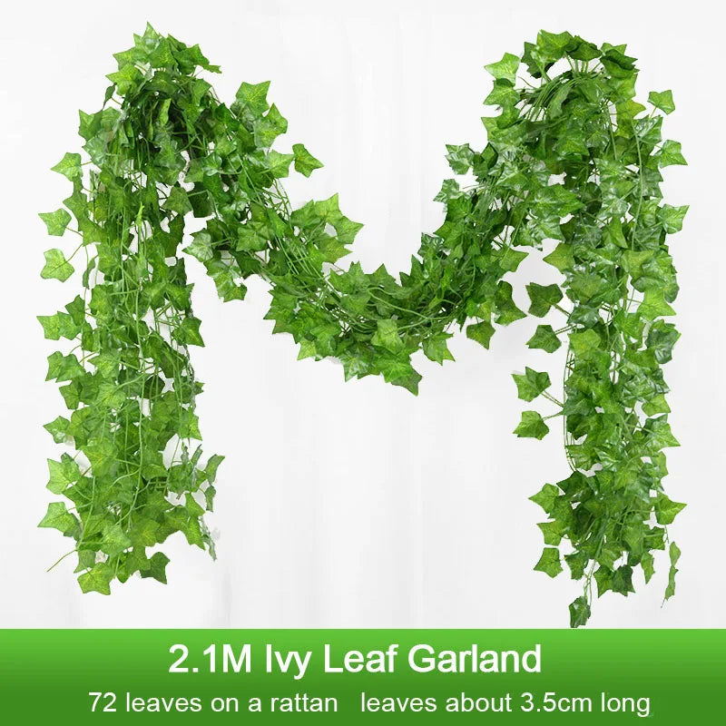 2.1M Artificial Ivy Leaf Garland