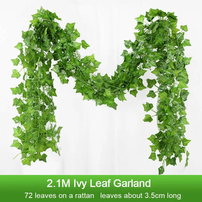 2.1M Artificial Ivy Leaf Garland