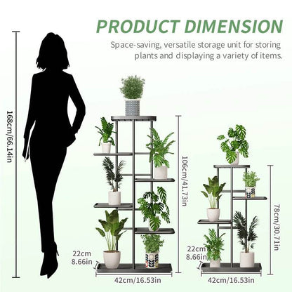 Metal Plant Stand – 4/5/6 Tier Flowerpot Organizer Rack for Indoor Use - UrbanSprout