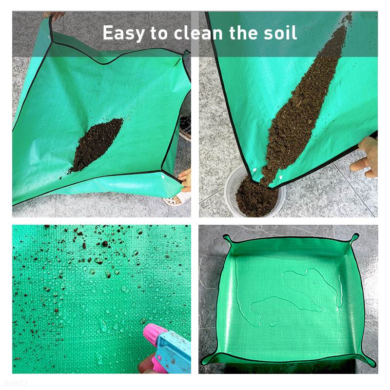 Waterproof Foldable Garden Potting Mat - Leak-Proof Soil Mixing & Transplanting Pad for Indoor & Outdoor Gardening, Pruning & Planting Tools - UrbanSprout