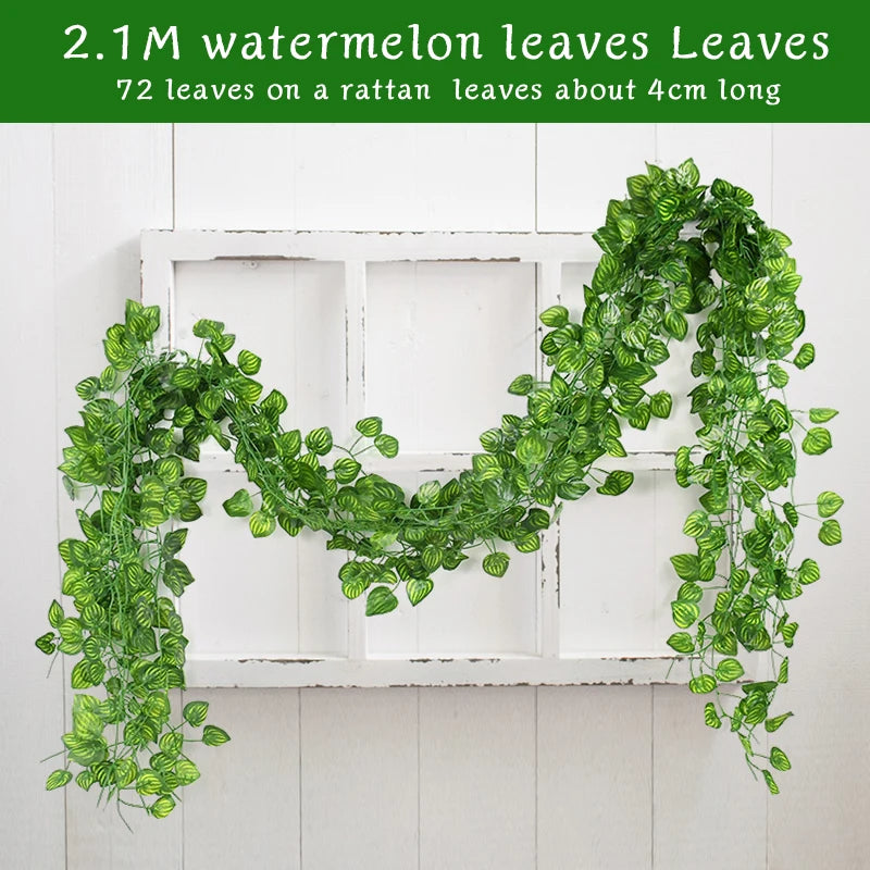 2.1M Artificial Ivy Leaf Garland