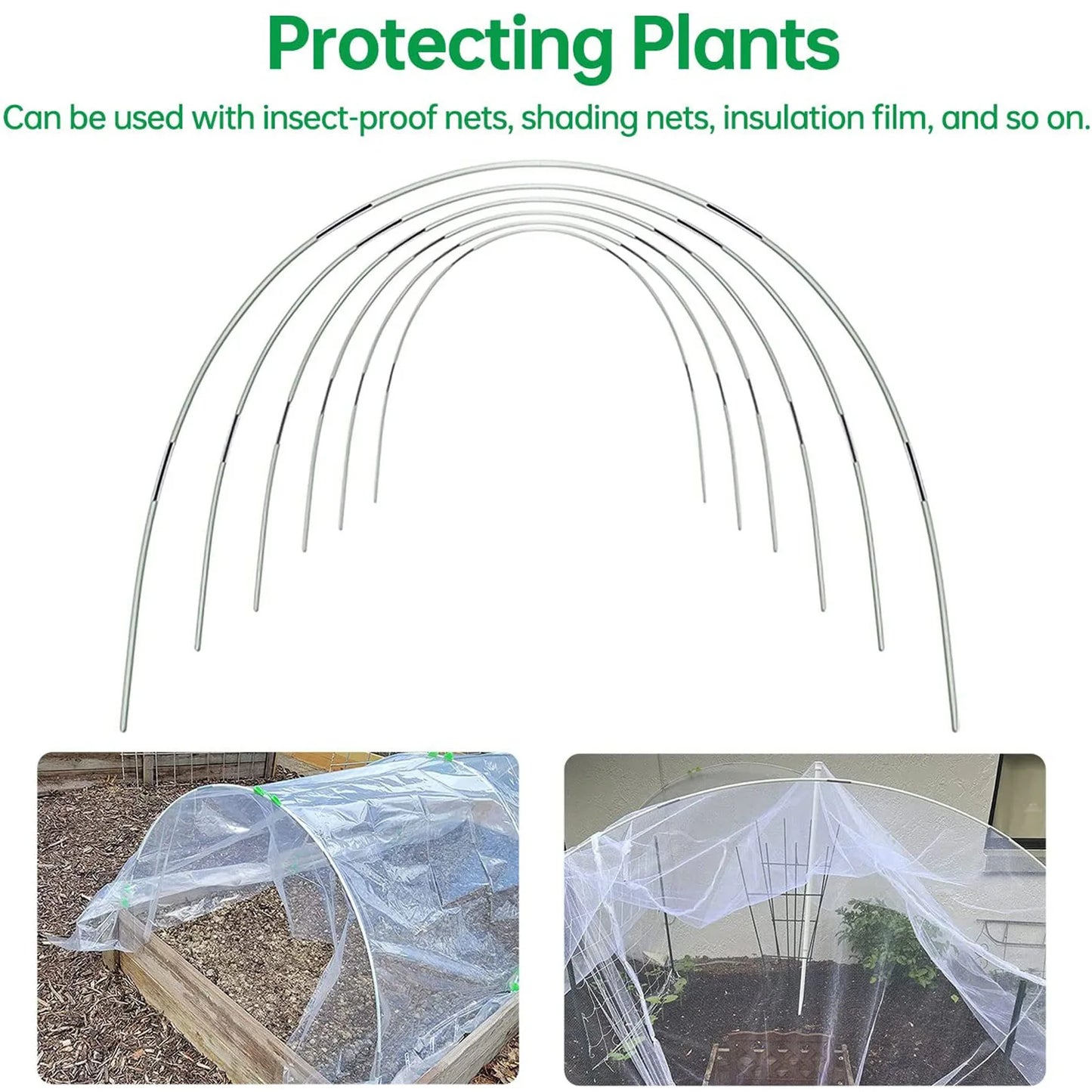 Garden Hoops for Netting Tunnel