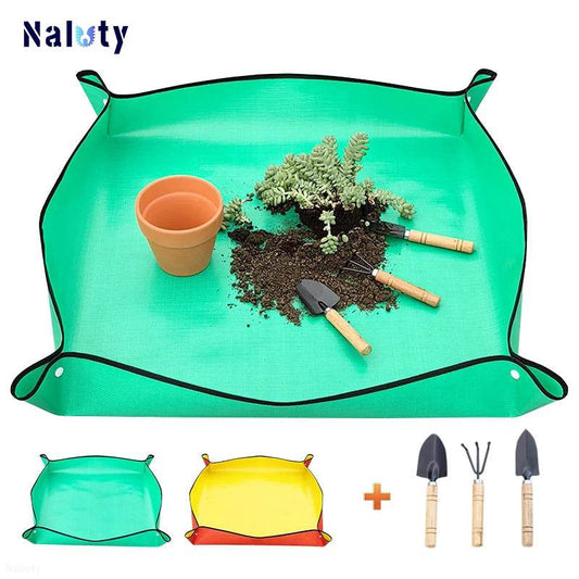Waterproof Foldable Garden Potting Mat - Leak-Proof Soil Mixing & Transplanting Pad for Indoor & Outdoor Gardening, Pruning & Planting Tools - UrbanSprout