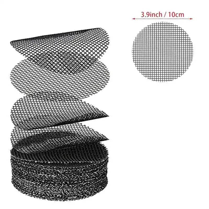 Pot Hole Mesh Pad Mat Grid with Round Drainage Hole Screen - Prevent Soil Loss & Improve Drainage for Bonsai, Flowers, and Plants - UrbanSprout