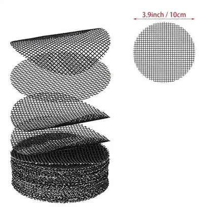 Pot Hole Mesh Pad Mat Grid with Round Drainage Hole Screen - Prevent Soil Loss & Improve Drainage for Bonsai, Flowers, and Plants - UrbanSprout