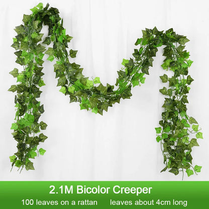 2.1M Artificial Ivy Leaf Garland