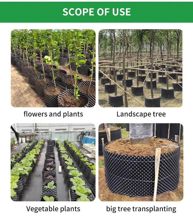 Air Pruning Root Control Nursery Pots for Fast Root Growth - Tree, Bonsai, & Transplant Garden Containers” - UrbanSprout