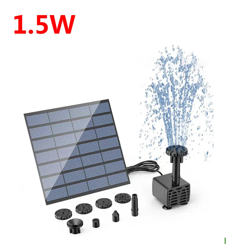 Solar Fountain Pump for Garden