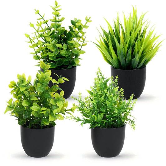 Potted Artificial Green Bonsai Decor