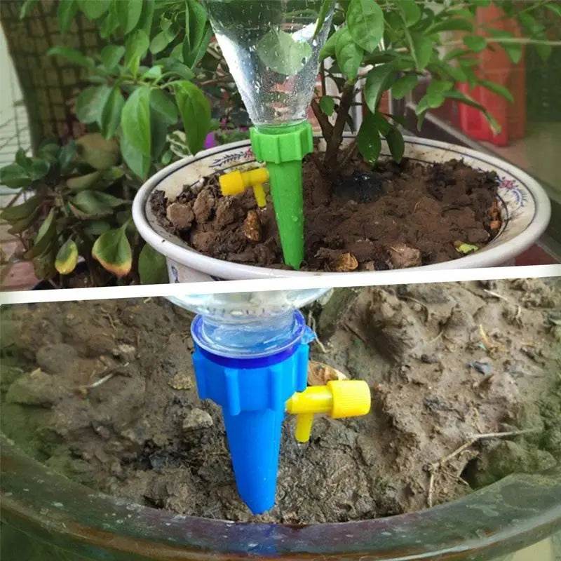 Automatic Drip Irrigation System – Self-Watering Spike for Plants & Flowers, Greenhouse & Garden, Adjustable Auto Water Dripper - UrbanSprout