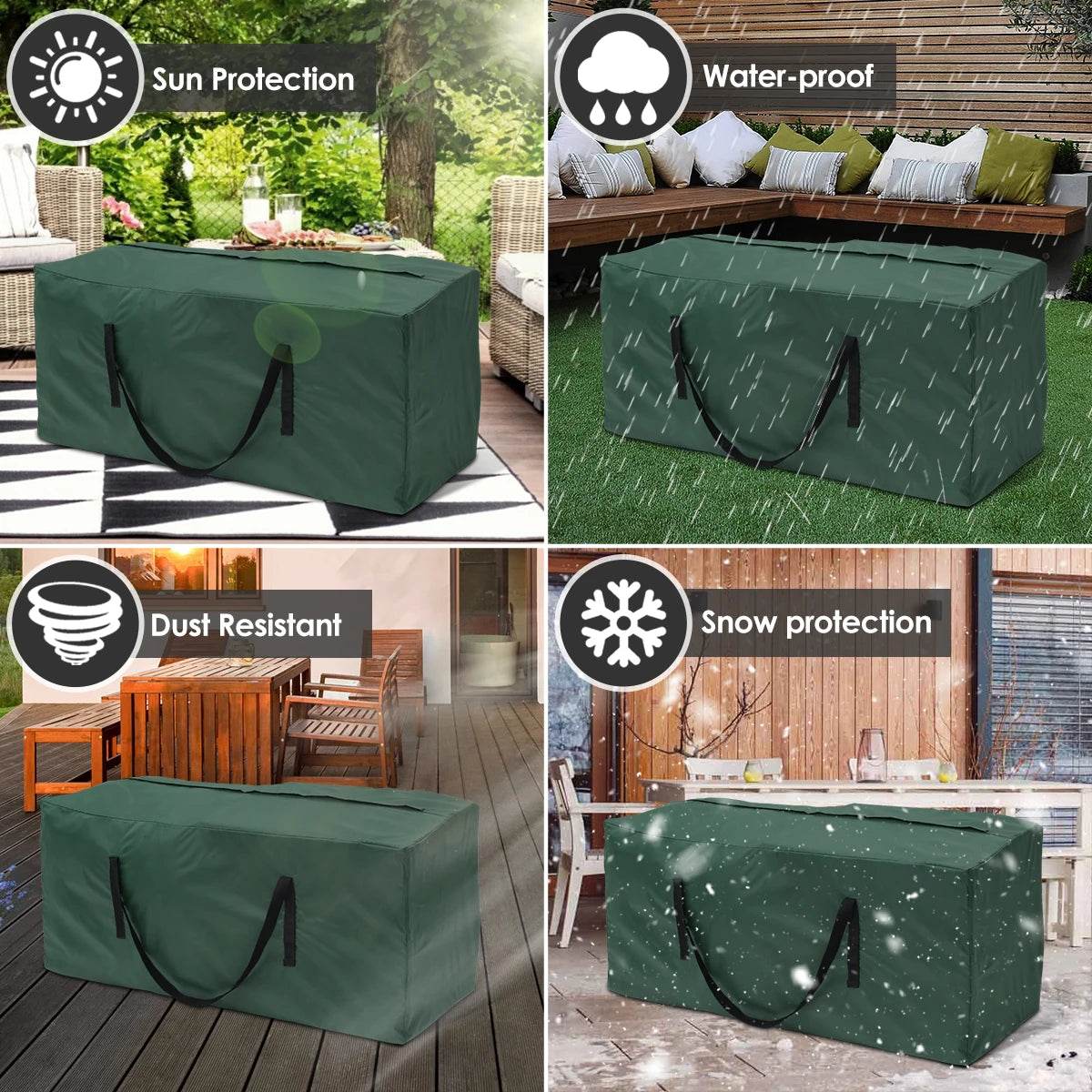 Protect Your Outdoor Comfort – Durable Waterproof Cushion Storage Bag - UrbanSprout