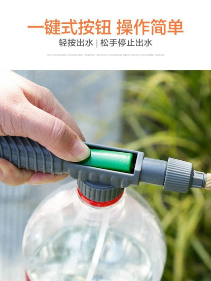 High-Pressure Manual Garden Sprayer Nozzle – Adjustable Bottle Spray Head for Plant Watering & Agricultural Use - UrbanSprout