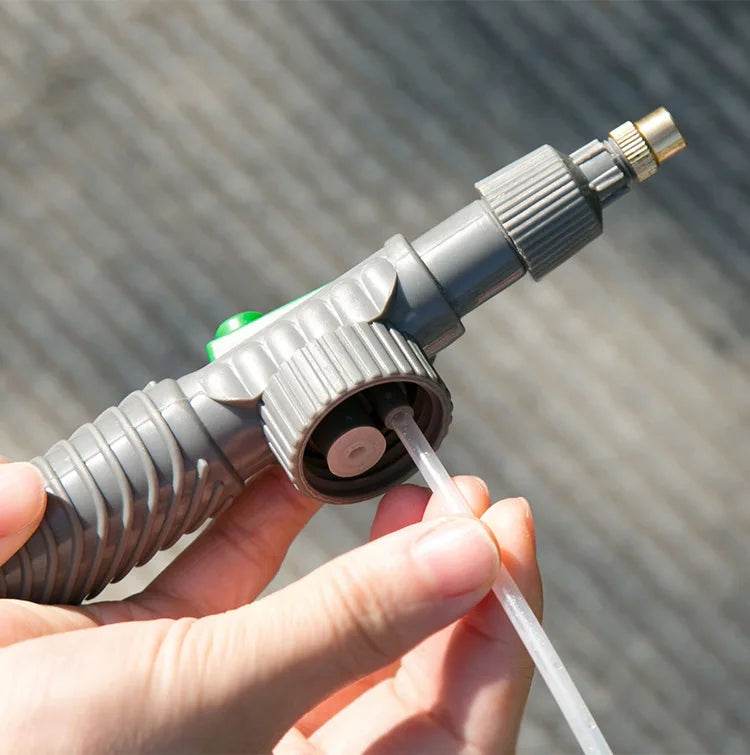 High-Pressure Manual Garden Sprayer Nozzle – Adjustable Bottle Spray Head for Plant Watering & Agricultural Use - UrbanSprout