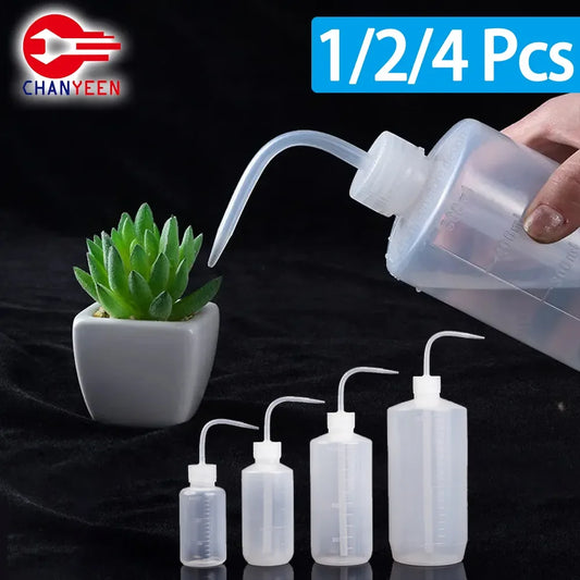 Curved Mouth Plant Watering Bottle – 1/2/4 Pcs | Squeeze Sprinkler for Succulents, Flowers & Kitchen Use