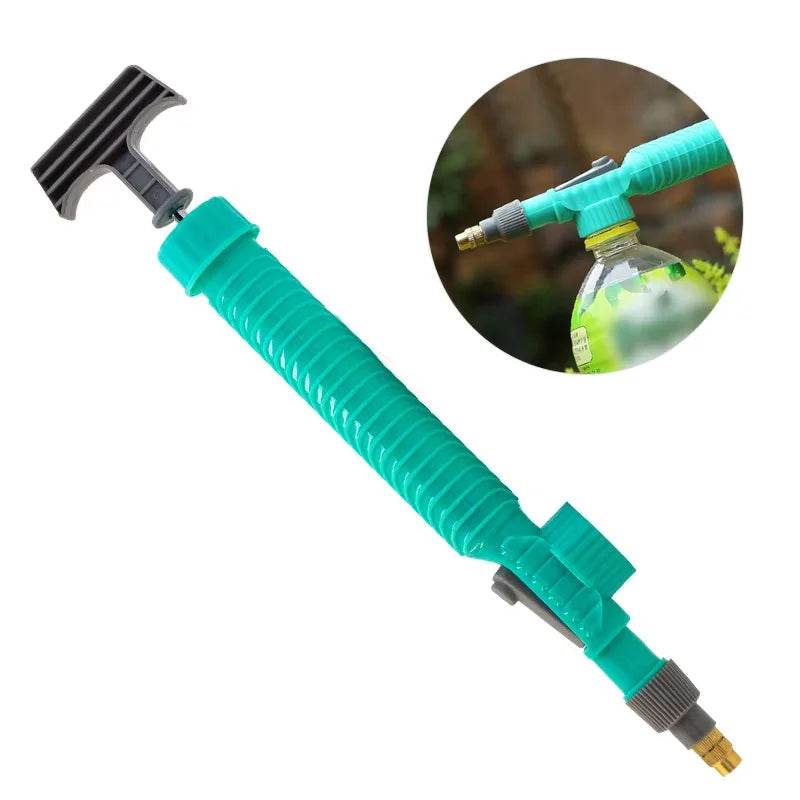 High-Pressure Manual Garden Sprayer Nozzle – Adjustable Bottle Spray Head for Plant Watering & Agricultural Use - UrbanSprout