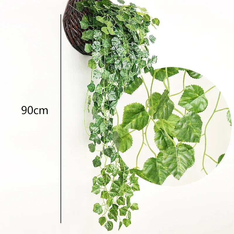 32-Inch Artificial Hanging Fern Plants