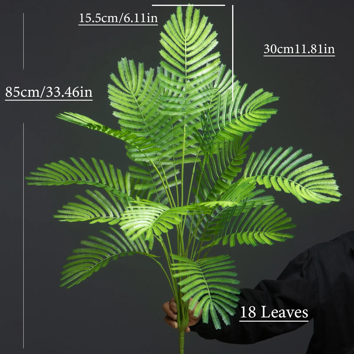 Large Artificial Palm Leaf Decor