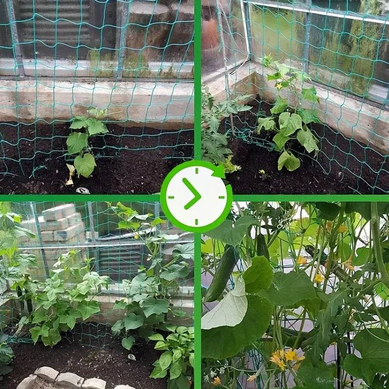 Heavy-Duty Nylon Plant Trellis Netting for Climbing Plants and Vegetables - UrbanSprout