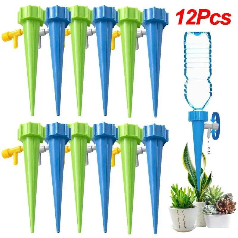 Automatic Drip Irrigation System – Self-Watering Spike for Plants & Flowers, Greenhouse & Garden, Adjustable Auto Water Dripper - UrbanSprout