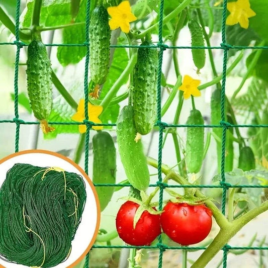 Heavy-Duty Nylon Plant Trellis Netting for Climbing Plants and Vegetables - UrbanSprout