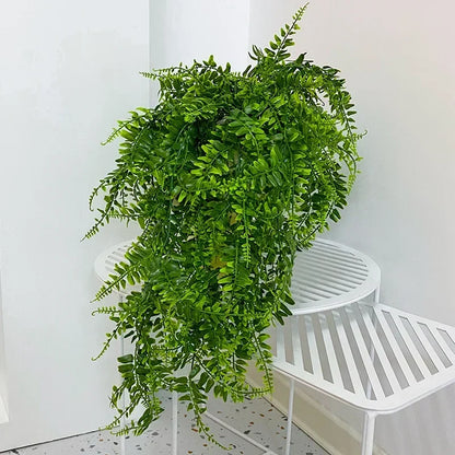 32-Inch Artificial Hanging Fern Plants
