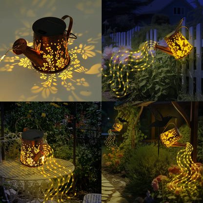 Solar Watering Can Fairy Light
