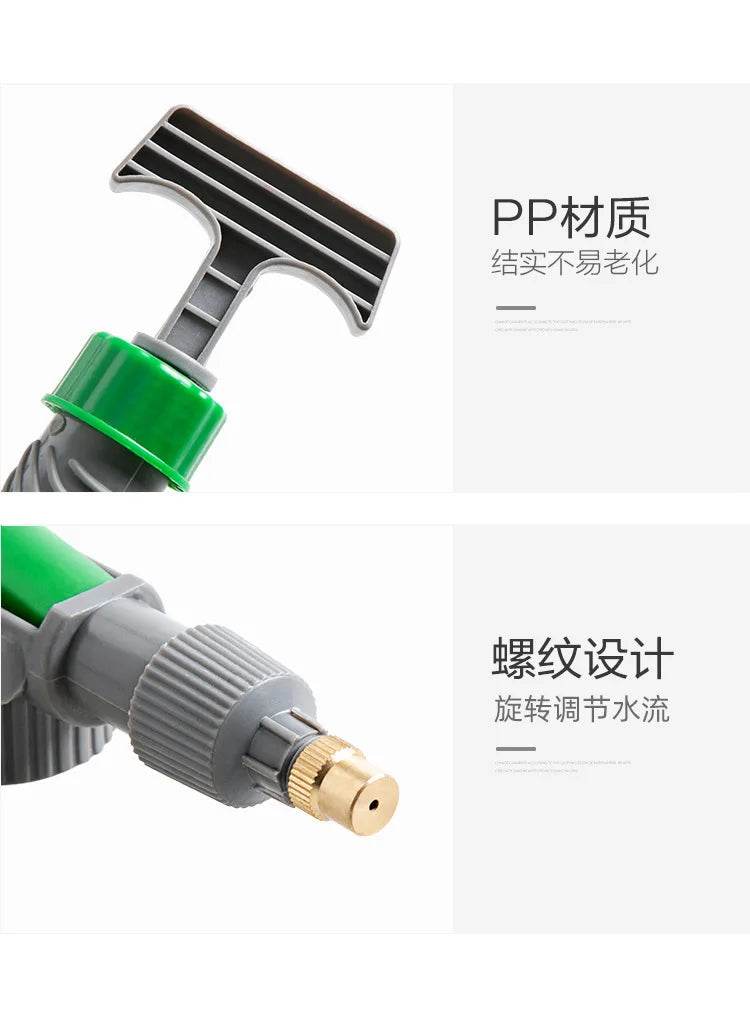 High-Pressure Manual Garden Sprayer Nozzle – Adjustable Bottle Spray Head for Plant Watering & Agricultural Use - UrbanSprout