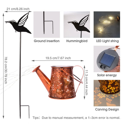 Solar Watering Can Fairy Light