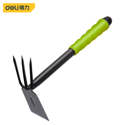 Deli Gardening Tool Sets Shovel Hoe Harrow 1/3/4 Pcs with PP Coated Handle,Garden Lawn Farmland Transplant Gardening Bonsai Tool