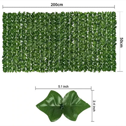 Artificial Ivy Hedge Privacy Screen