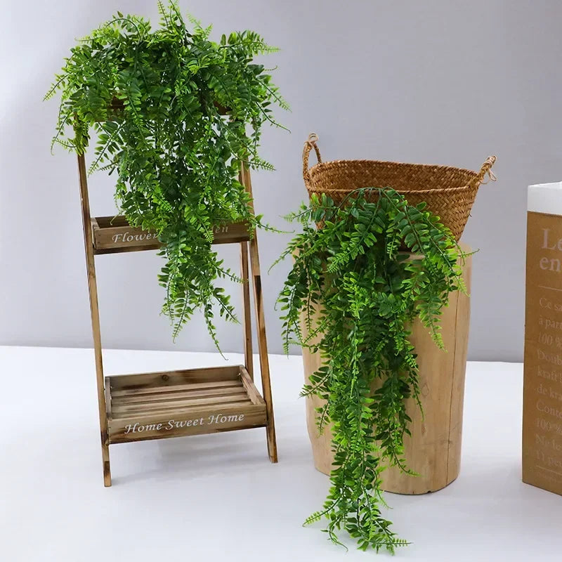 32-Inch Artificial Hanging Fern Plants
