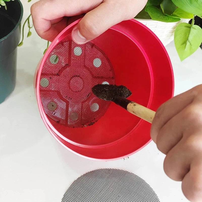 Pot Hole Mesh Pad Mat Grid with Round Drainage Hole Screen - Prevent Soil Loss & Improve Drainage for Bonsai, Flowers, and Plants - UrbanSprout