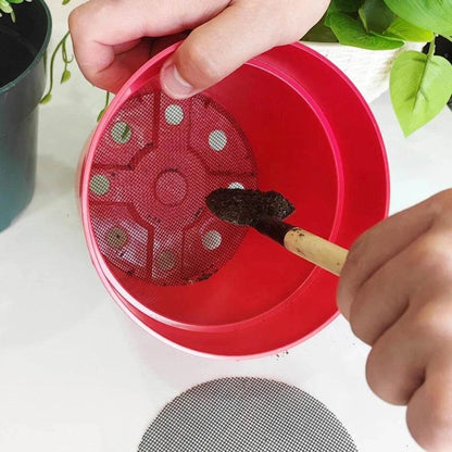 Pot Hole Mesh Pad Mat Grid with Round Drainage Hole Screen - Prevent Soil Loss & Improve Drainage for Bonsai, Flowers, and Plants - UrbanSprout