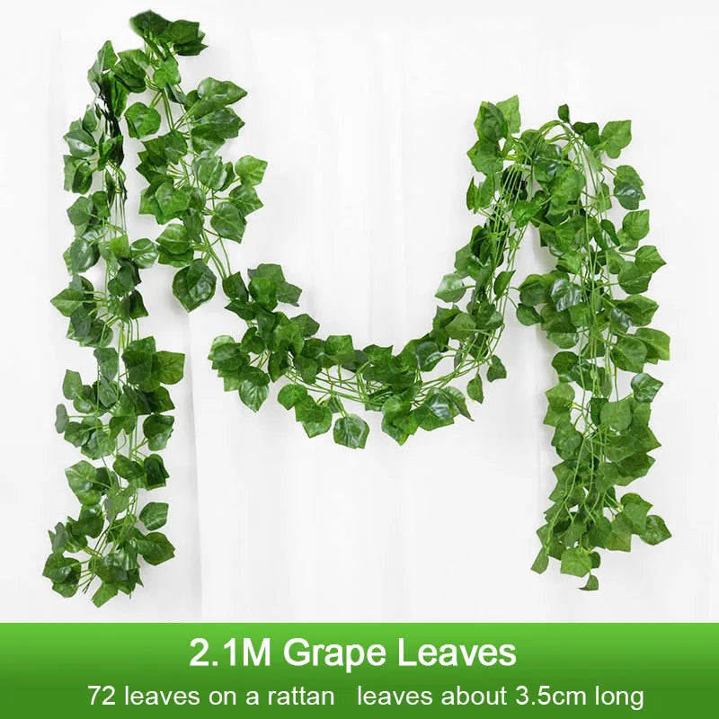 2.1M Artificial Ivy Leaf Garland