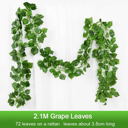 2.1M Artificial Ivy Leaf Garland