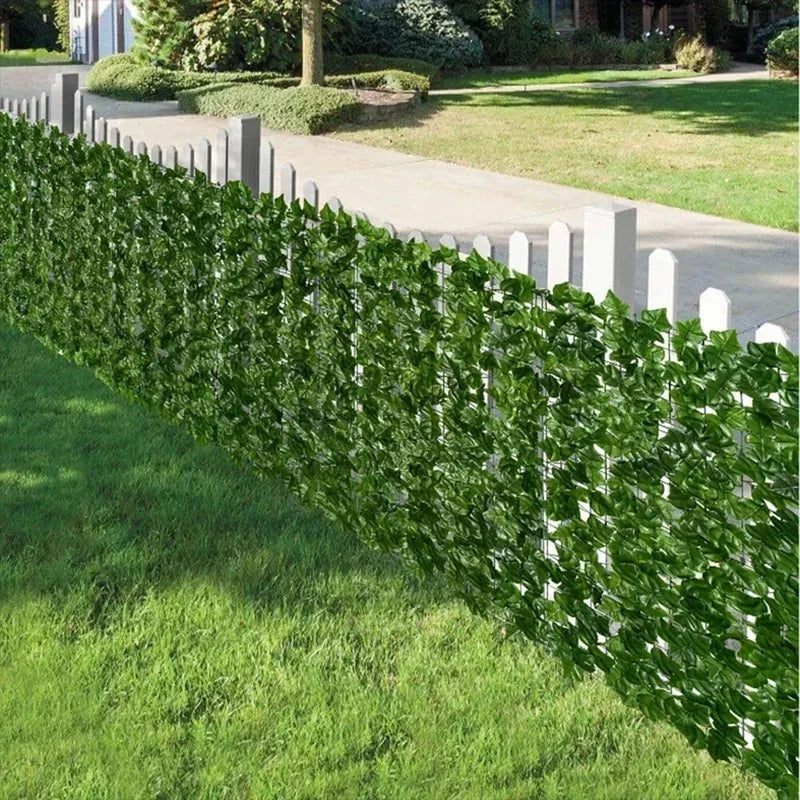 Artificial Ivy Hedge Privacy Screen