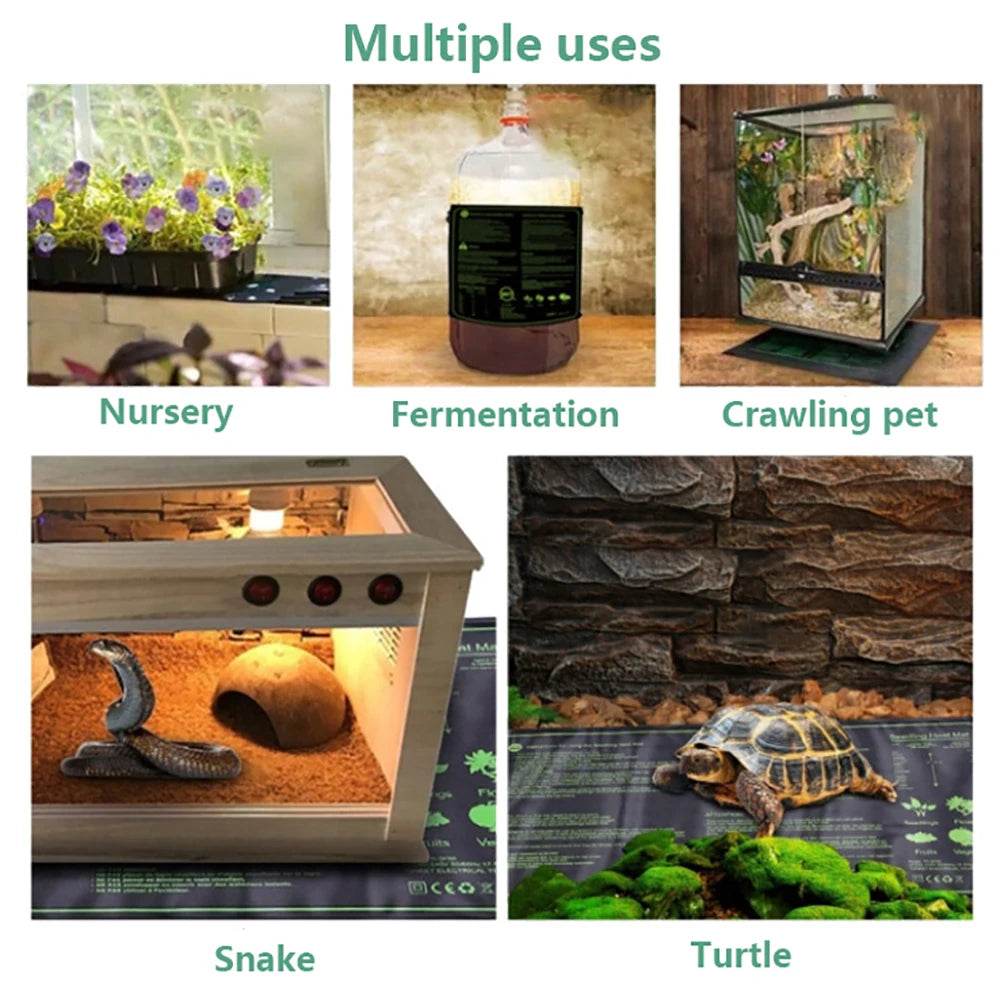 5W-45W Seedling Heat Mat for Plant Germination, Propagation & Winter Protection - 220V-240V - UrbanSprout