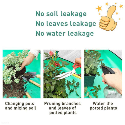 Waterproof Foldable Garden Potting Mat - Leak-Proof Soil Mixing & Transplanting Pad for Indoor & Outdoor Gardening, Pruning & Planting Tools - UrbanSprout