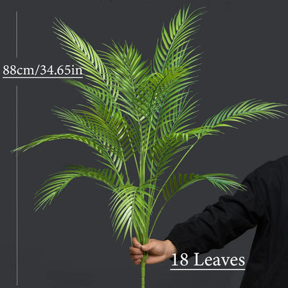 Large Artificial Palm Leaf Decor
