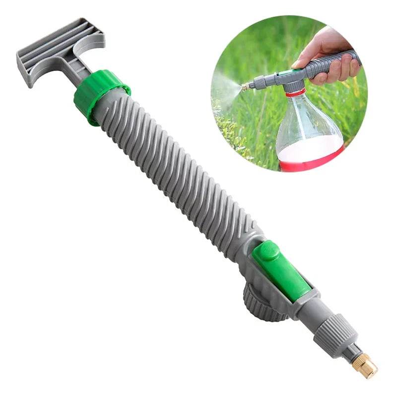 High-Pressure Manual Garden Sprayer Nozzle – Adjustable Bottle Spray Head for Plant Watering & Agricultural Use - UrbanSprout