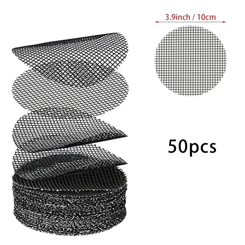 Pot Hole Mesh Pad Mat Grid with Round Drainage Hole Screen - Prevent Soil Loss & Improve Drainage for Bonsai, Flowers, and Plants - UrbanSprout