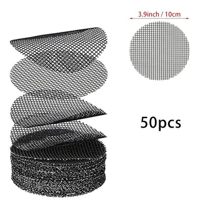 Pot Hole Mesh Pad Mat Grid with Round Drainage Hole Screen - Prevent Soil Loss & Improve Drainage for Bonsai, Flowers, and Plants - UrbanSprout