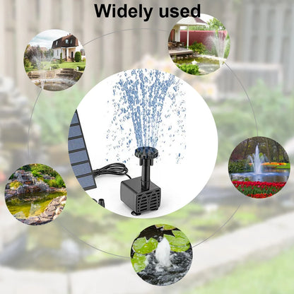 Solar Fountain Pump for Garden