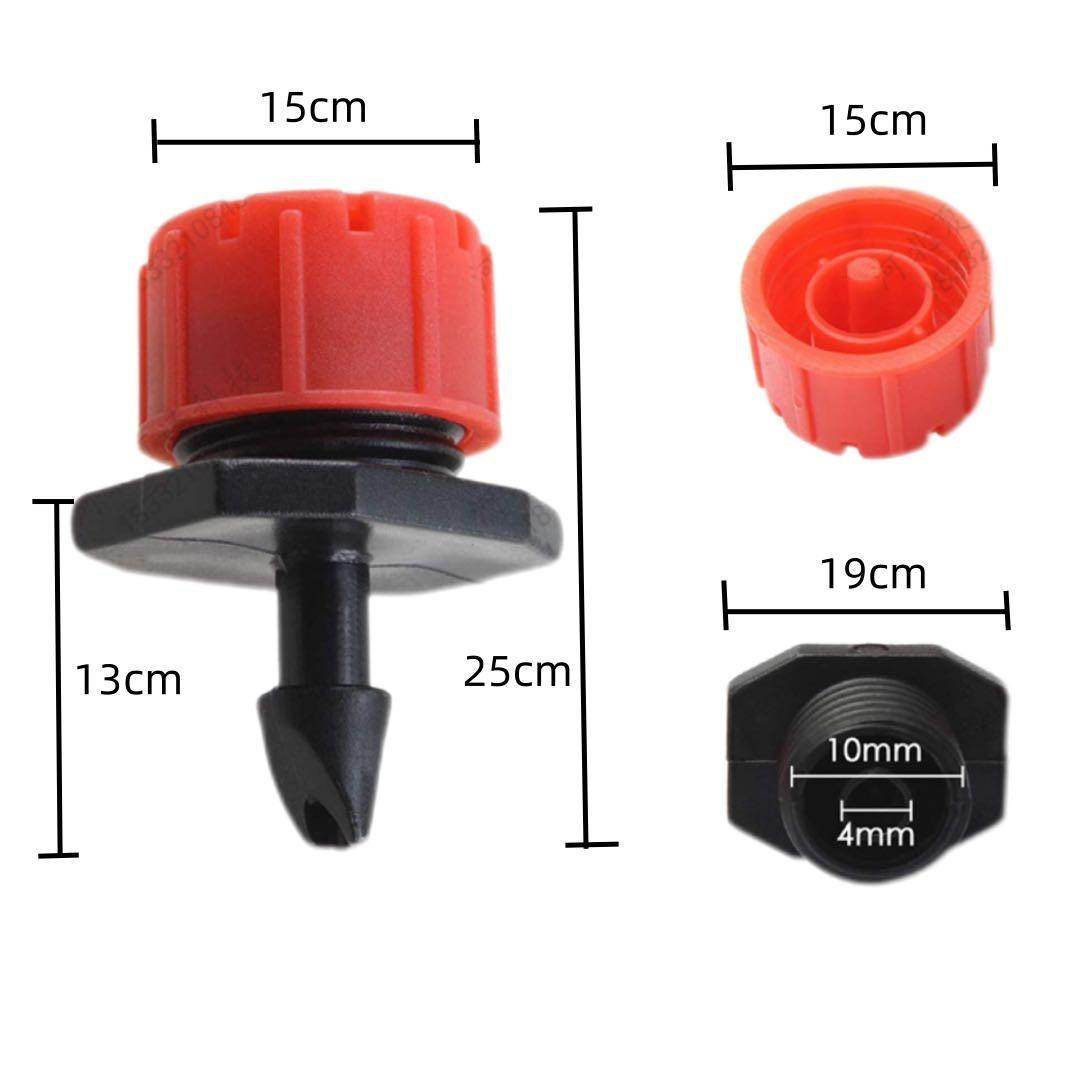8-Hole Adjustable Drip Irrigation Nozzle, Garden Watering Sprayer, Precise Water Distribution for Efficient Irrigation System - UrbanSprout